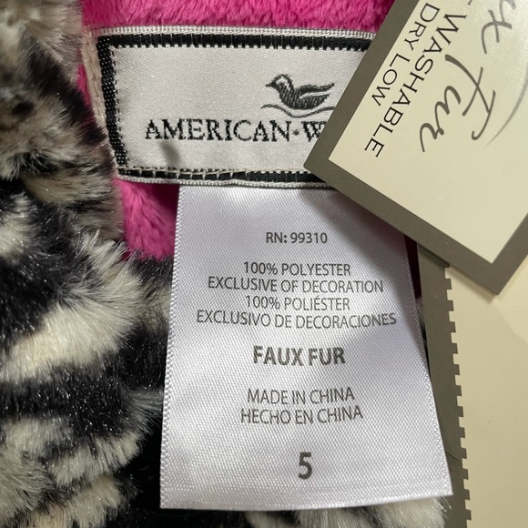 New American Widgeon Faux Fur Coat (Child size 5) - Picture 5 of 13